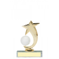Trophies - #A-Style Volleyball Shooting Star Spinner